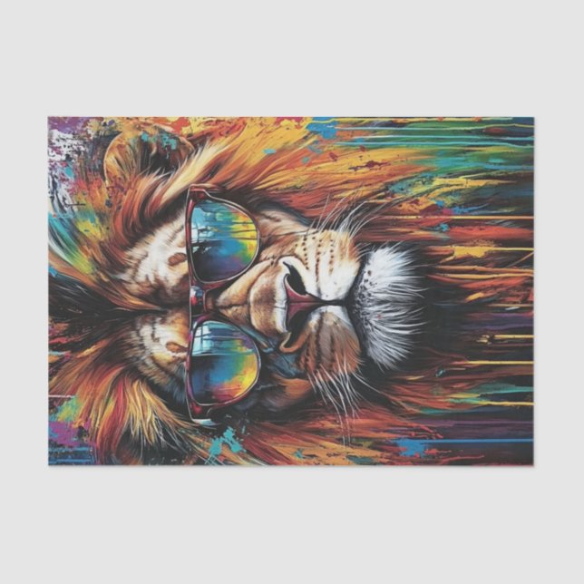 Papel De Seda Den12 del león (Anverso)