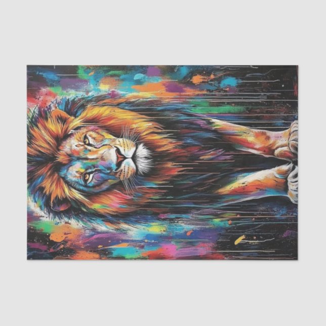 Papel De Seda Den7 del león (Anverso)