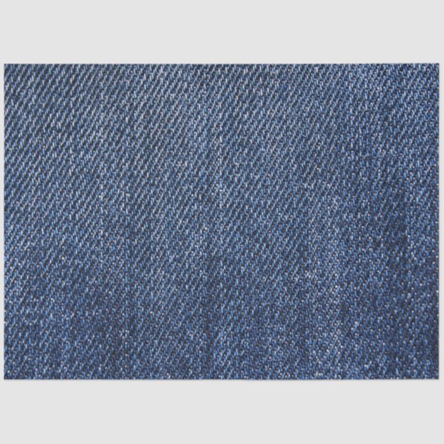 Papel De Seda Denim Fondo Jeans Azules Textura Decoupage 2 (Anverso)