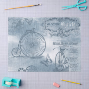 Papel De Seda Denim Steampunk
