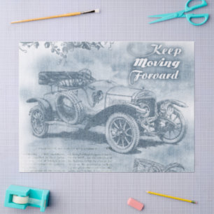 Papel De Seda Denim Steampunk