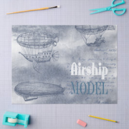 Papel De Seda Denim Steampunk