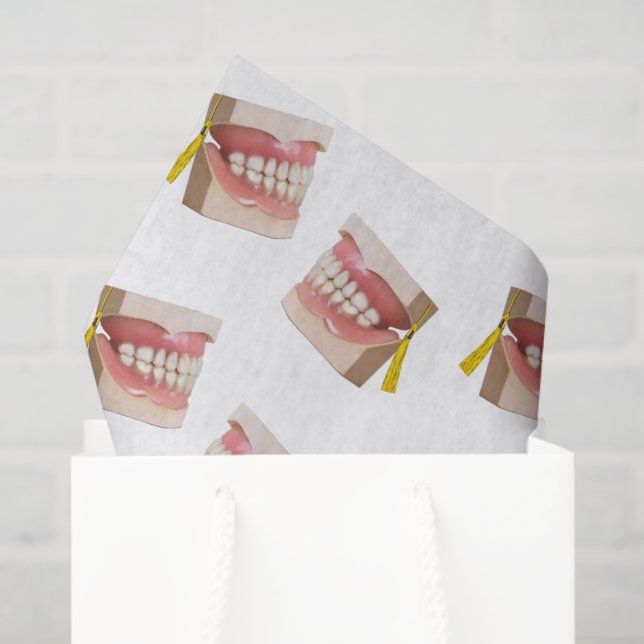 Papel De Seda Dental School Graduation Party Gift (Bolsa de regalo)