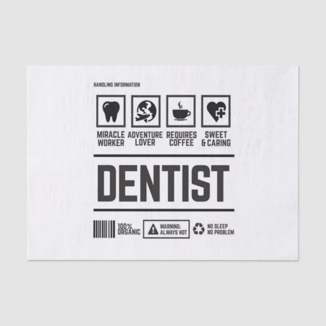 Papel De Seda dentista (Anverso)