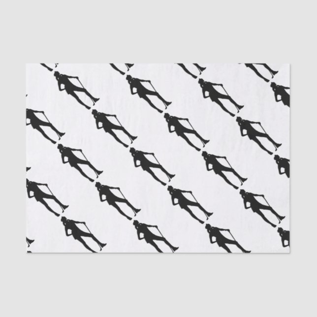 Papel De Seda Deporte de golf femenino (Anverso)