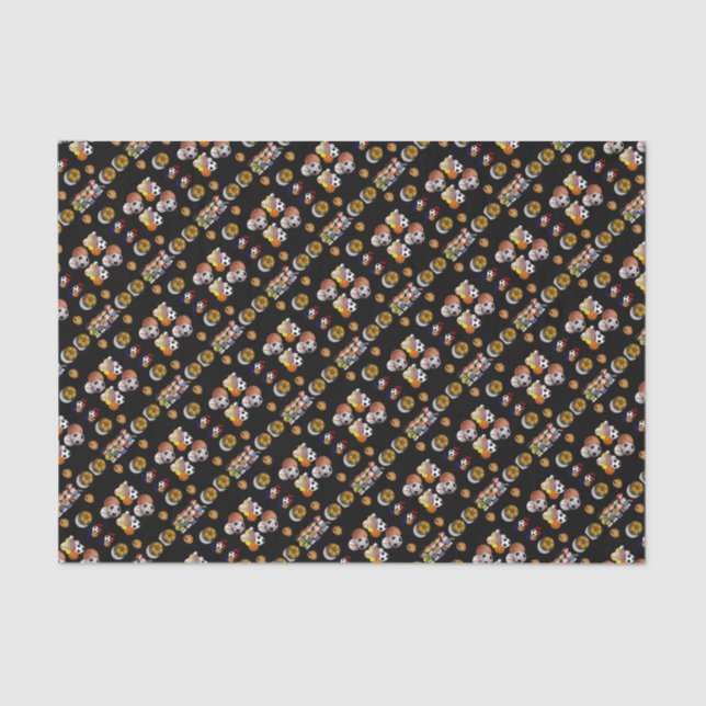 Papel De Seda Deportes de Fútbol con Bolsa de Regalo (Anverso)