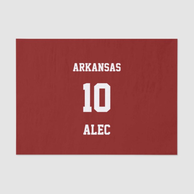 Papel De Seda Deportes Fan Your Own Maroon (Anverso)