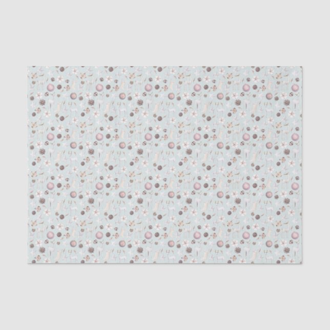 Papel De Seda Depósito de madera acuarela (Anverso)