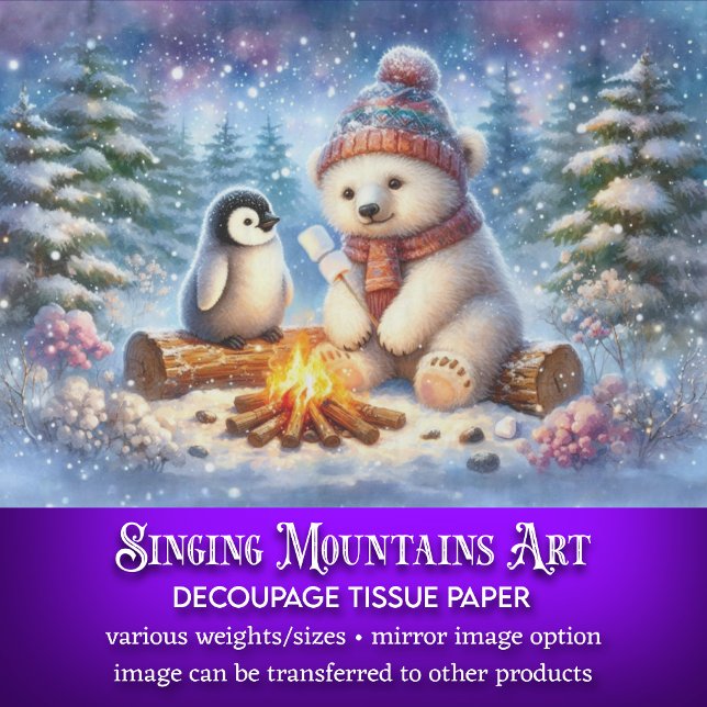 Papel De Seda Depuración de arte de Woodland Woodland Winter & P (Subido por el creador)