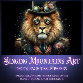 Papel De Seda Depuración del León Steampunk en Victoria