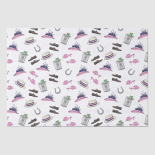 Papel De Seda Derby Fiesta Attire Mint Julep Horseshoe