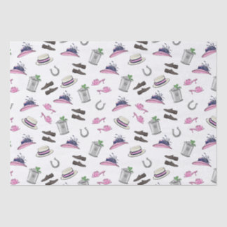 Papel De Seda Derby Fiesta Attire Mint Julep Horseshoe