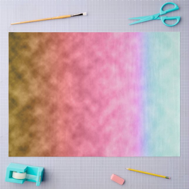 Papel De Seda Deriva de Pastel (Artesanía)