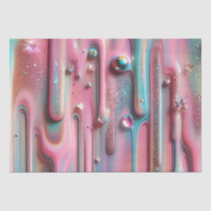 Papel De Seda Derrame leal holográfico de Pearlescent