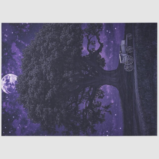 Papel De Seda Desacoplar bosque de romántico esquelético caprich (Anverso)