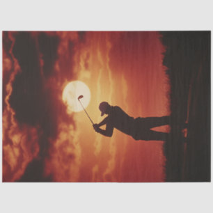 Papel De Seda Desacoplar el horizonte feroz de la silueta de gol