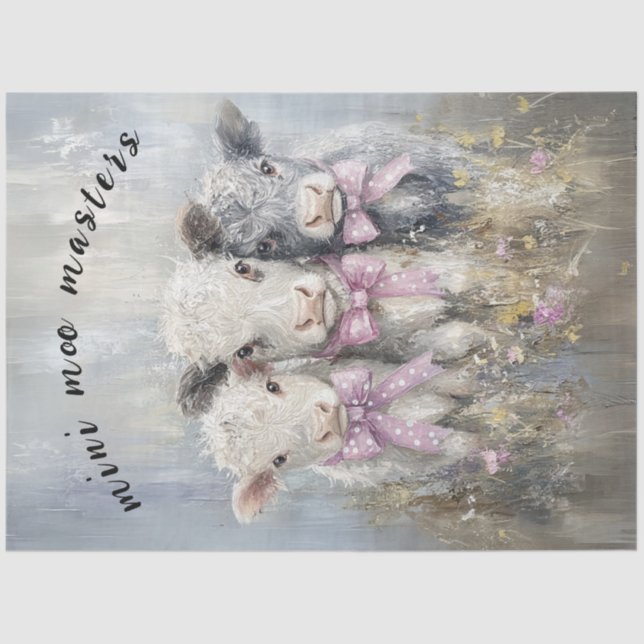 Papel De Seda Desacoplar minitocos maestras de moo de altiplanic (Anverso)