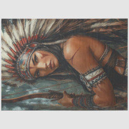 Papel De Seda Desacreditar a las mujeres norteamericanas guerrer