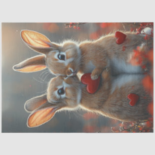 Papel De Seda Desacreditar el beso de los conejos conejos de San