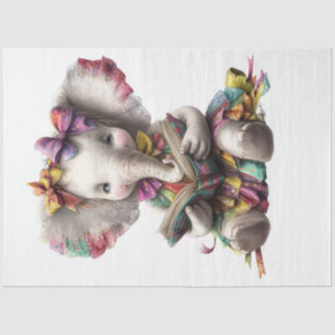 Papel De Seda Desacreditar la lectura de un elefante caprichoso 