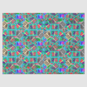 Papel De Seda Desafío múltiple de mariposas coloridas  