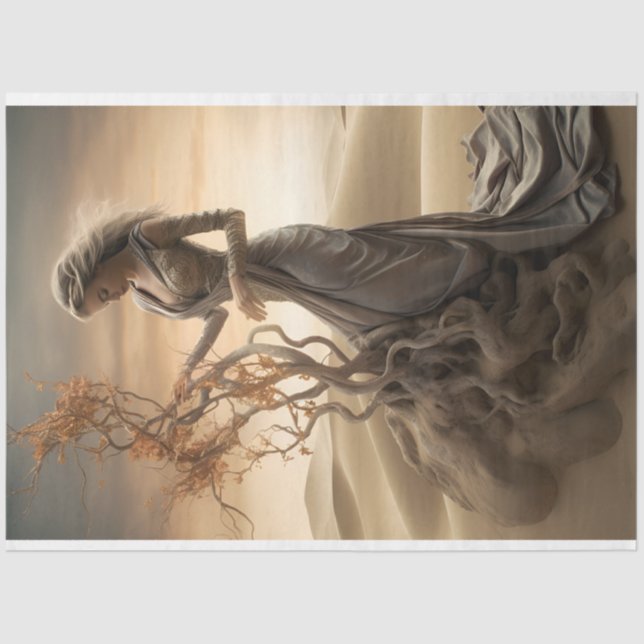 Papel De Seda Desahuciar a la dama del desierto (Anverso)