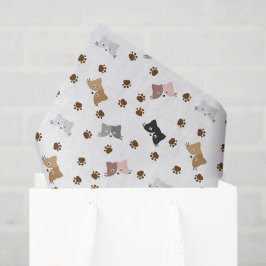 Papel De Seda Desahuciar a los gatos Mascota de la fiesta de cum