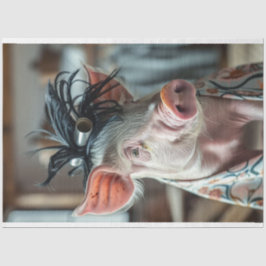 Papel De Seda Desahuciar a Pig Penelope en el Salón