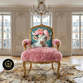 Papel De Seda Desalojo de granja de Highland Cow Rustic Boho