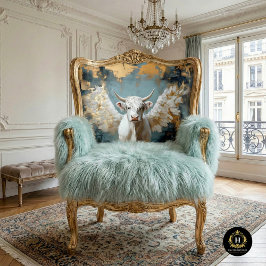 Papel De Seda Desalojo de granja de Highland Cow Rustic Boho