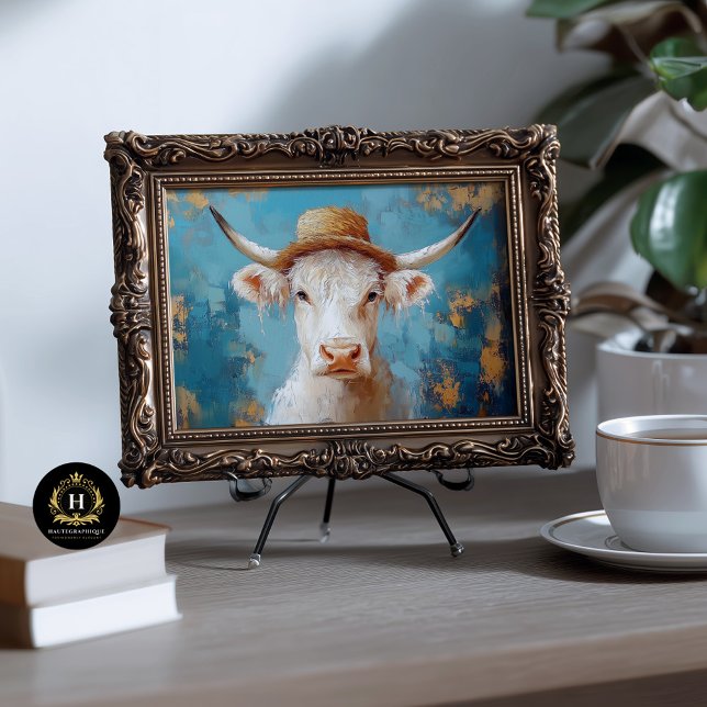 Papel De Seda Desalojo de granja de Highland Cow Rustic Boho (Subido por el creador)