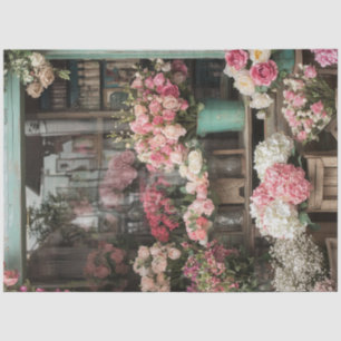 Papel De Seda Desaparecer la pantalla de la tienda de flores de 