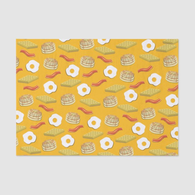 Papel De Seda Desayuno Brunch Nacimientos para niños (Anverso)