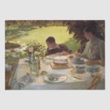 Desayuno en el jardín