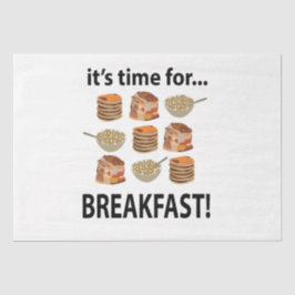 Papel De Seda Desayuno Es Hora De Desayunar