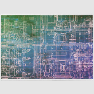 Papel De Seda Descarga de impresión de diseño de tecnología