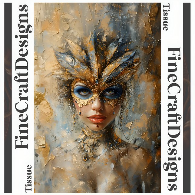 Papel De Seda Descarga de pintura de aceite de mujer disfrazada  (Subido por el creador)