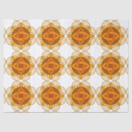 Papel De Seda Descargo de Naranja Mandala