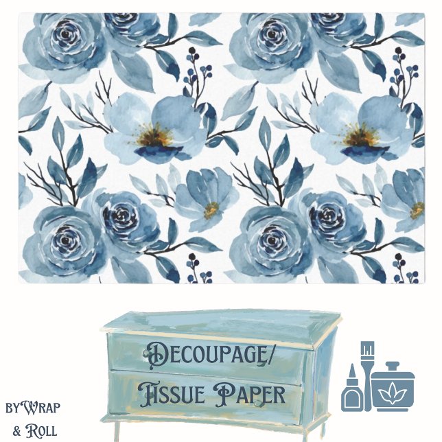 Papel De Seda Descargo de Rosas de col azul (Subido por el creador)