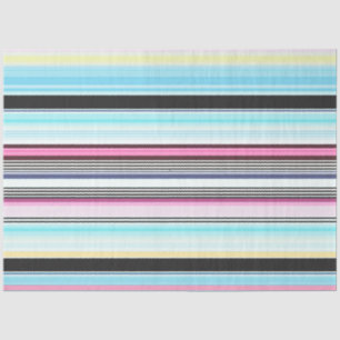 Papel De Seda Descartar negrita Tira fondo azul rosado negro