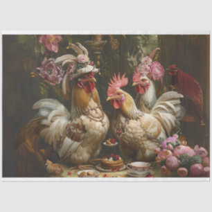 Papel De Seda Descatalogar a Southern Bell Vintage Chicks Tea Fi