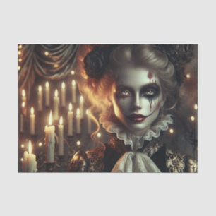 Papel De Seda Descenso del Harlequin Gótico en Mesmerización