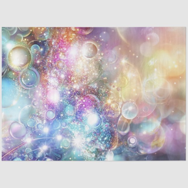 Papel De Seda Descifrar burbujas Faux Finish Orbs Background (Anverso)