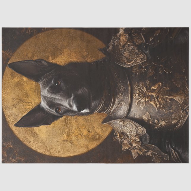 Papel De Seda Descifrar la armería medieval de Shepard alemana (Anverso)