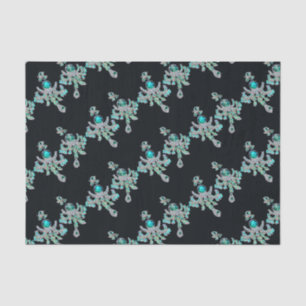 Papel De Seda Descomposición de joyas espumosas
