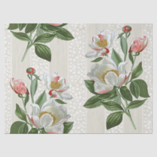 Papel De Seda Descomposición de la banda de encaje floral de flo