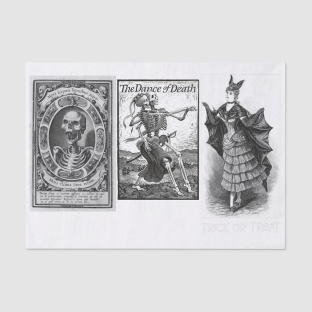 Papel De Seda Descomposición de la colección de Halloween (Anverso)