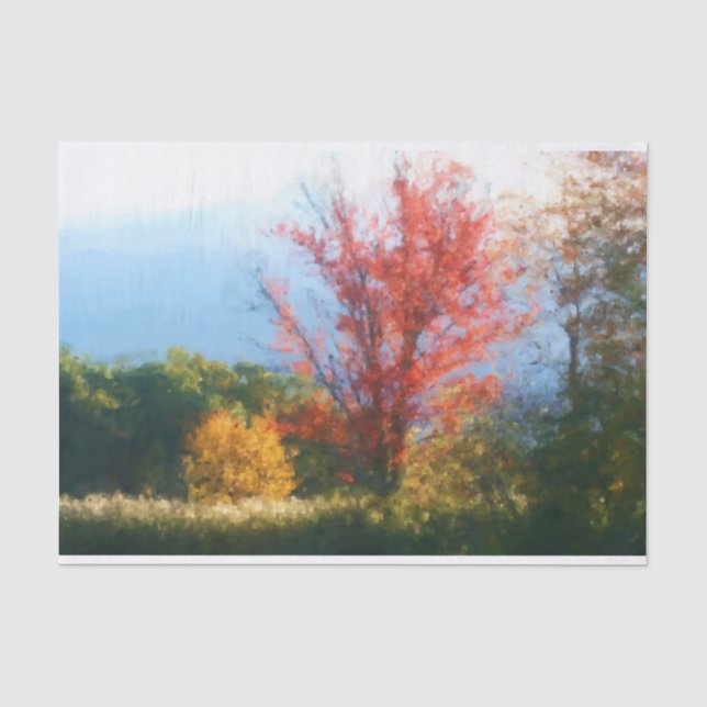 Papel De Seda Descomposición de la pintura de la naturaleza del  (Anverso)