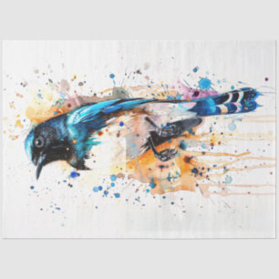 Papel De Seda Descomposición del Crepúsculo de Tangerina de Pája