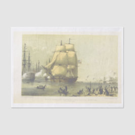 Papel De Seda Desconexión artística de buques de época